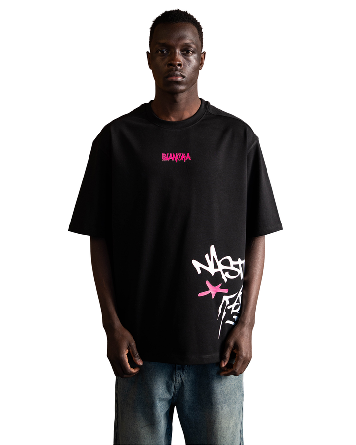 Side Graffiti Tee - Black