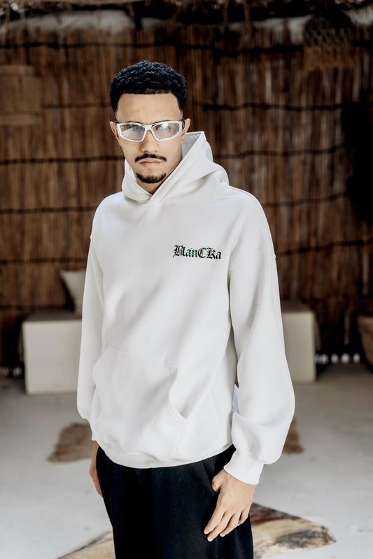 Blancka White Hoodie