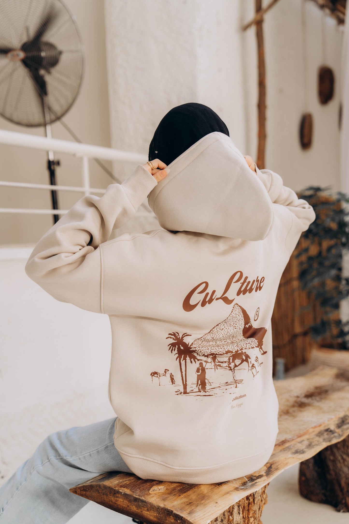 Culture Beige Hoodie