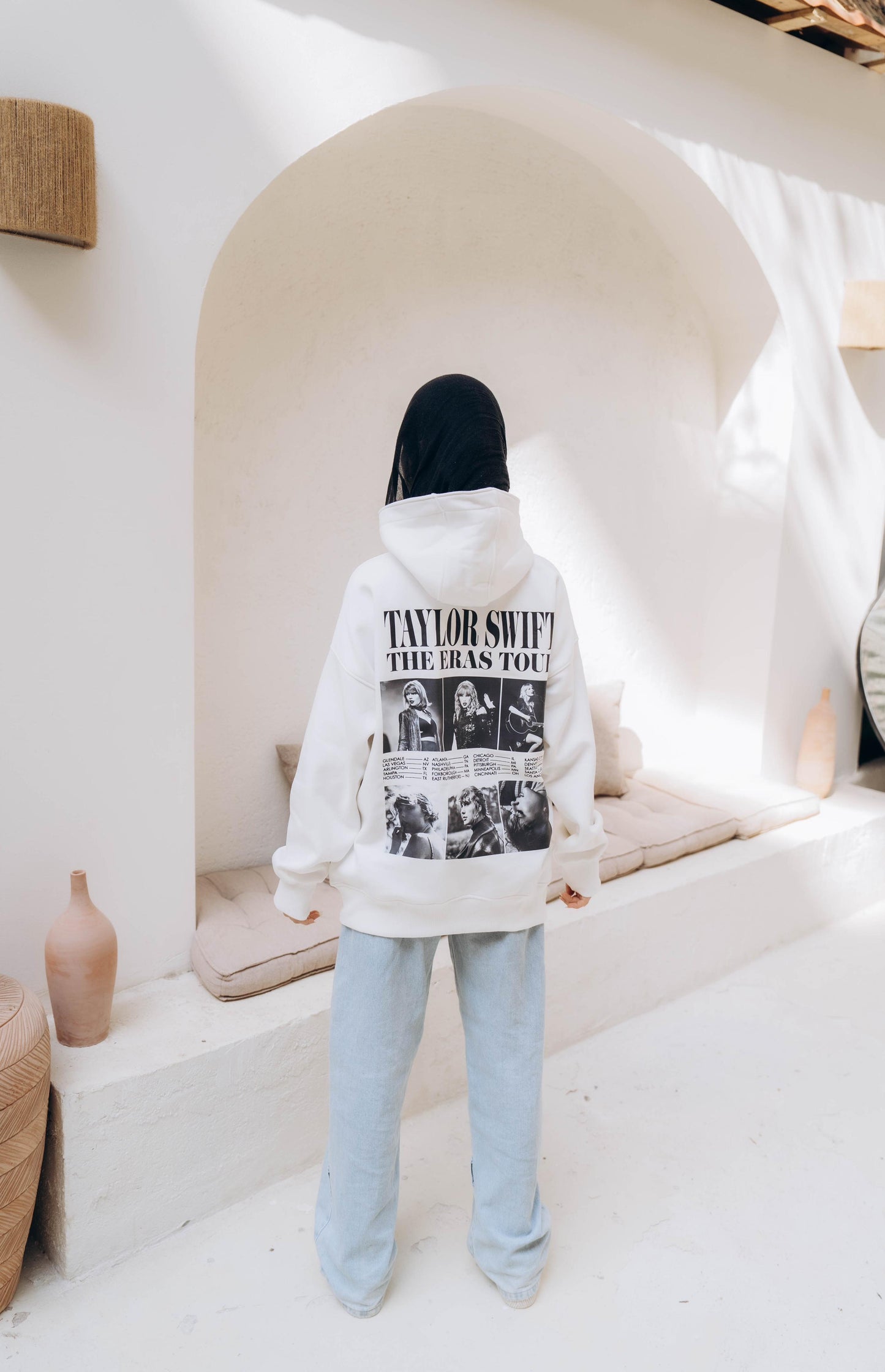 Arctic Monkeys White Hoodie