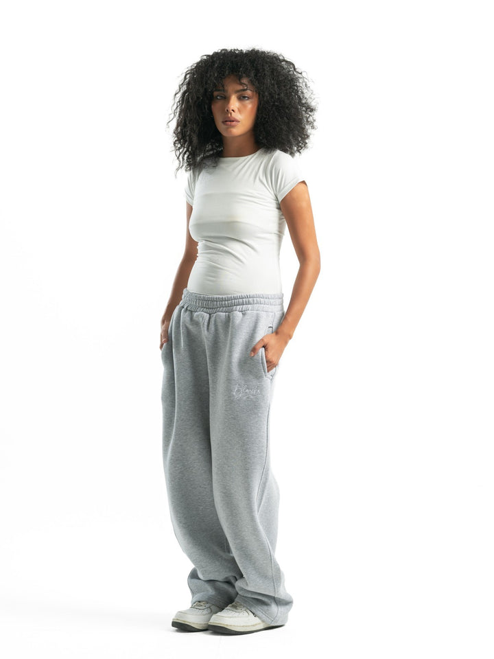 Wide Leg Sweatpants – Grey