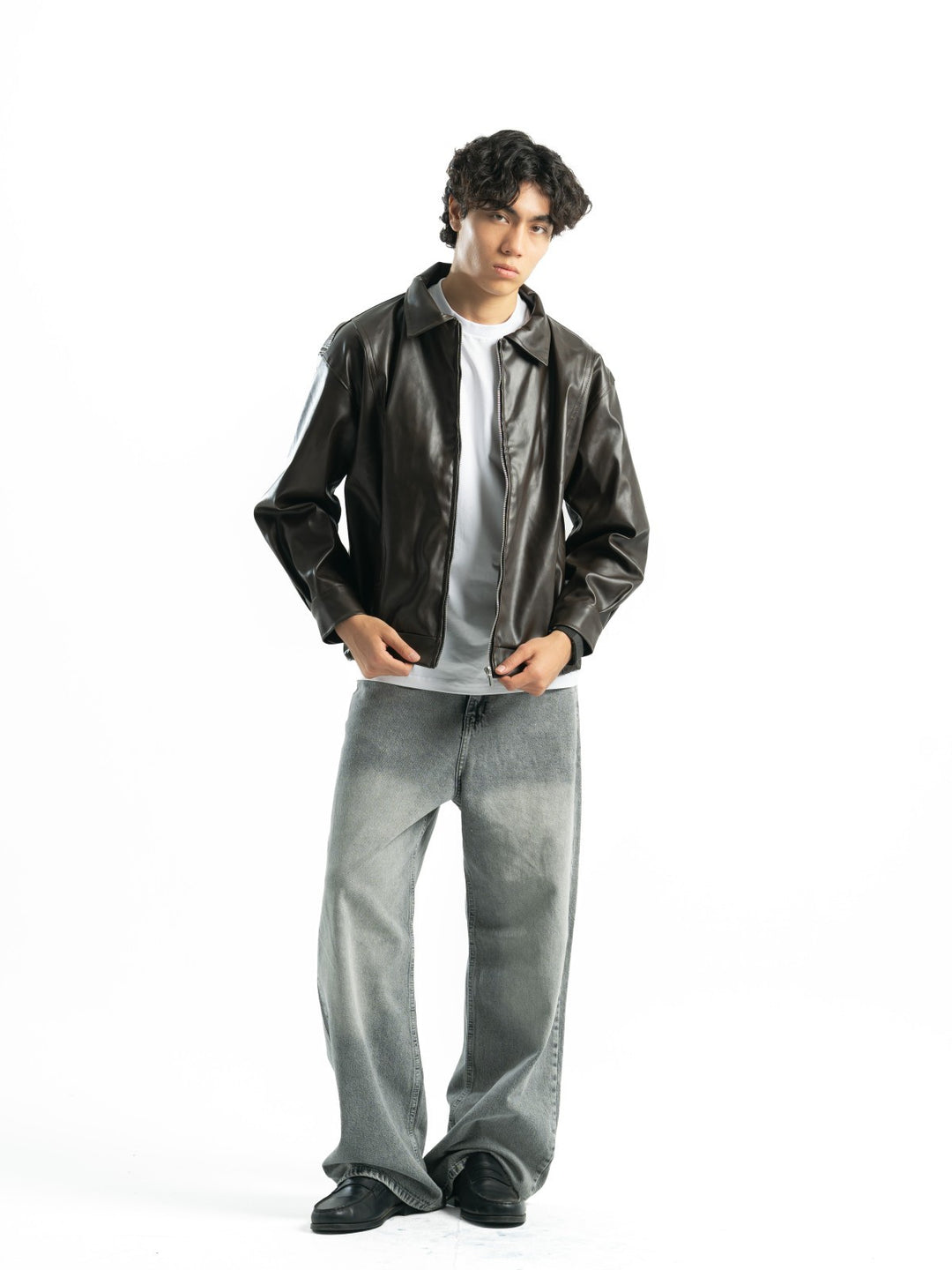 Leather Jacket – Dark Brown