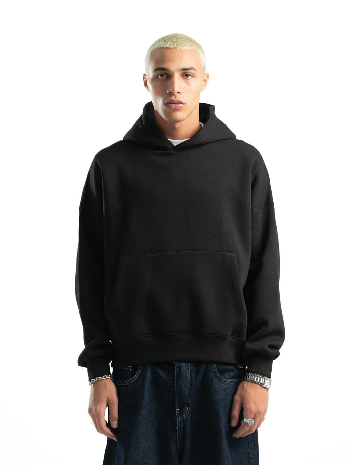 Box Fit Hoodie - Black