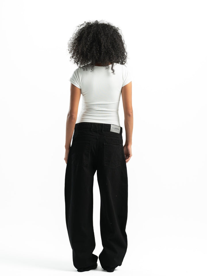 Balloon Fit Jeans – Black