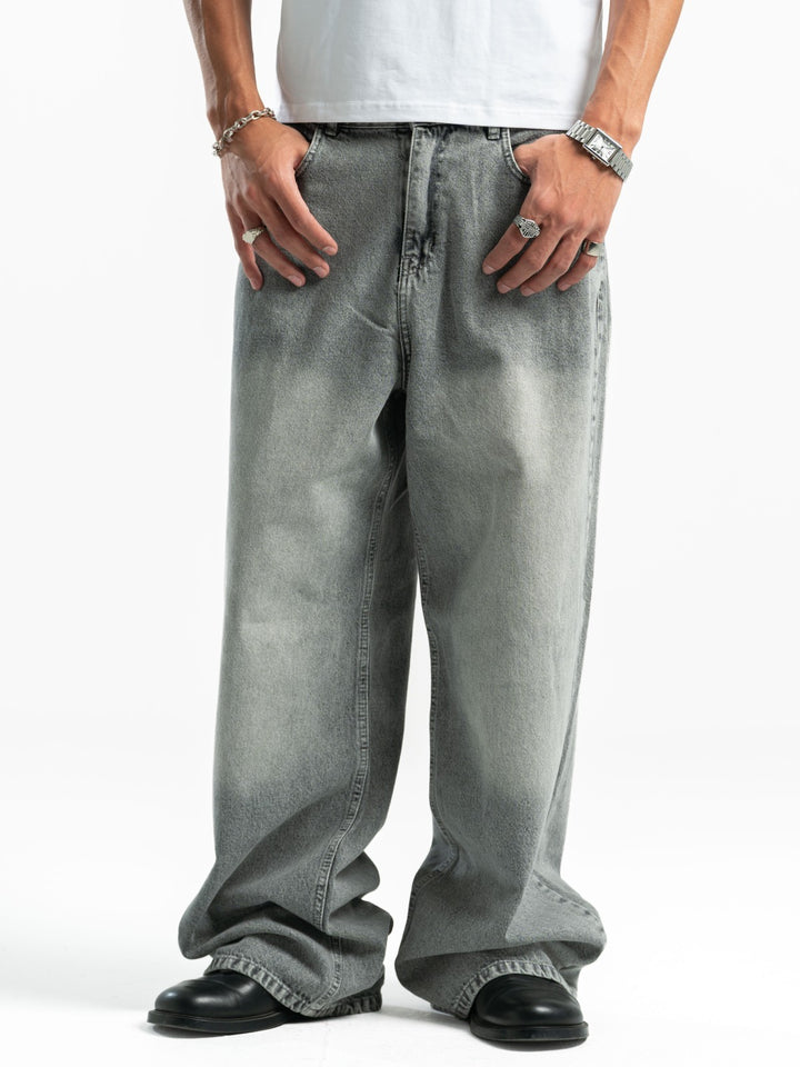 Super Baggy Jeans – Light Grey