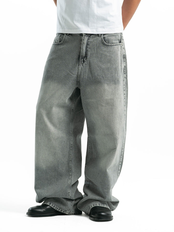 Super Baggy Jeans – Light Grey