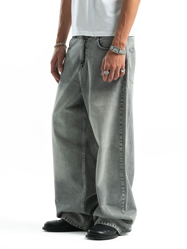 Super Baggy Jeans – Light Grey