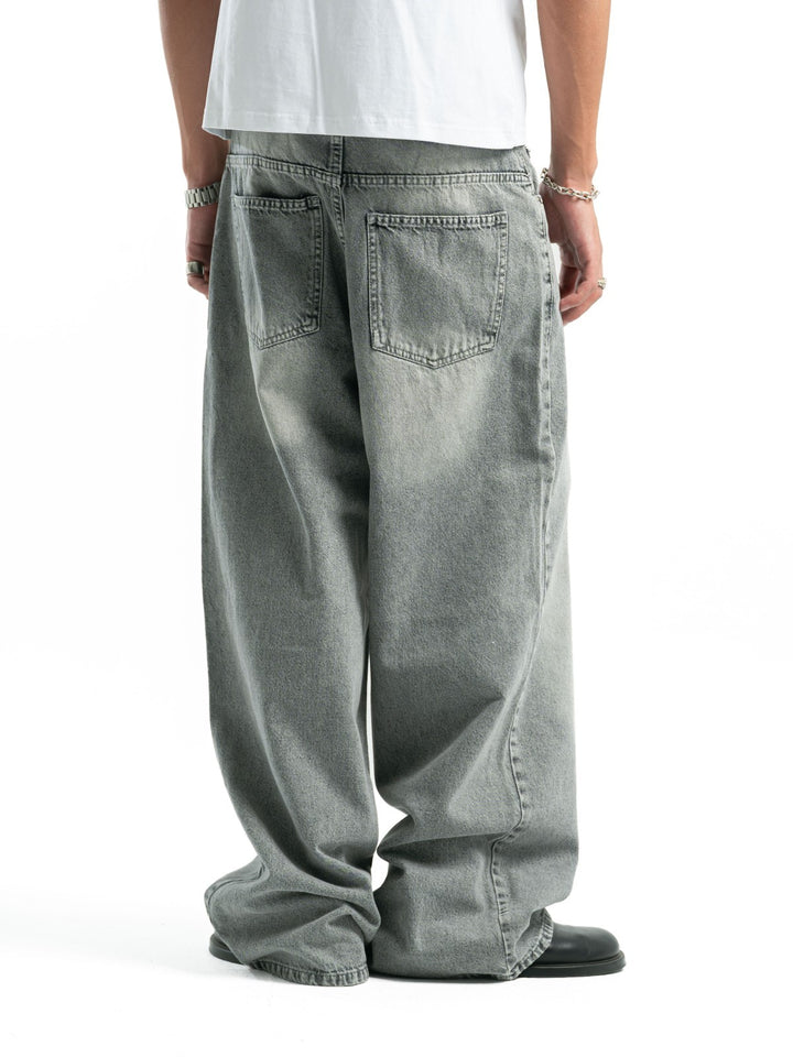 Super Baggy Jeans – Light Grey