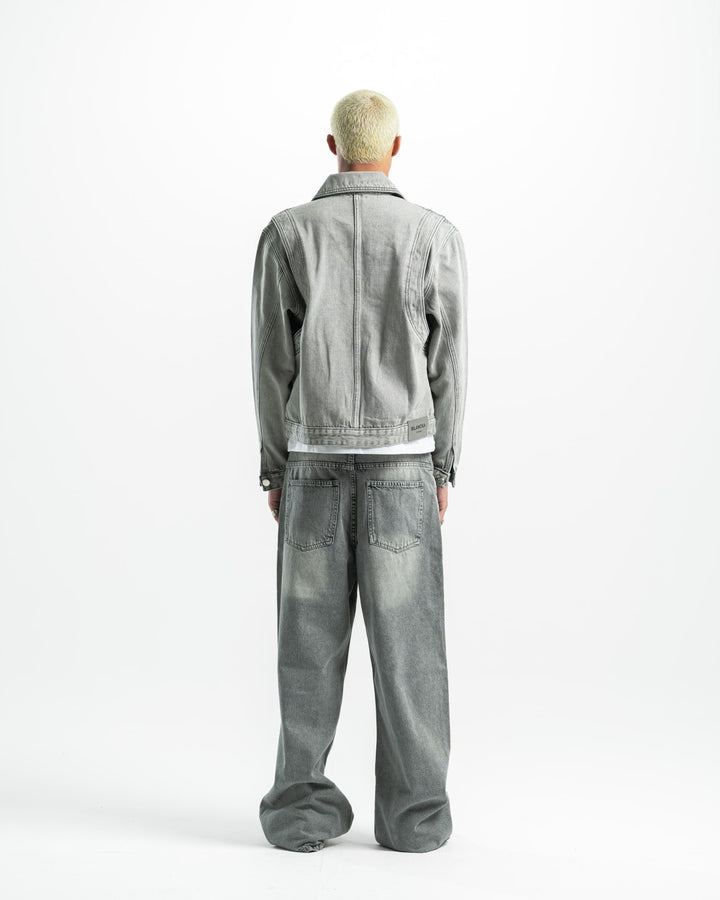 Denim Matching Set – Light Grey