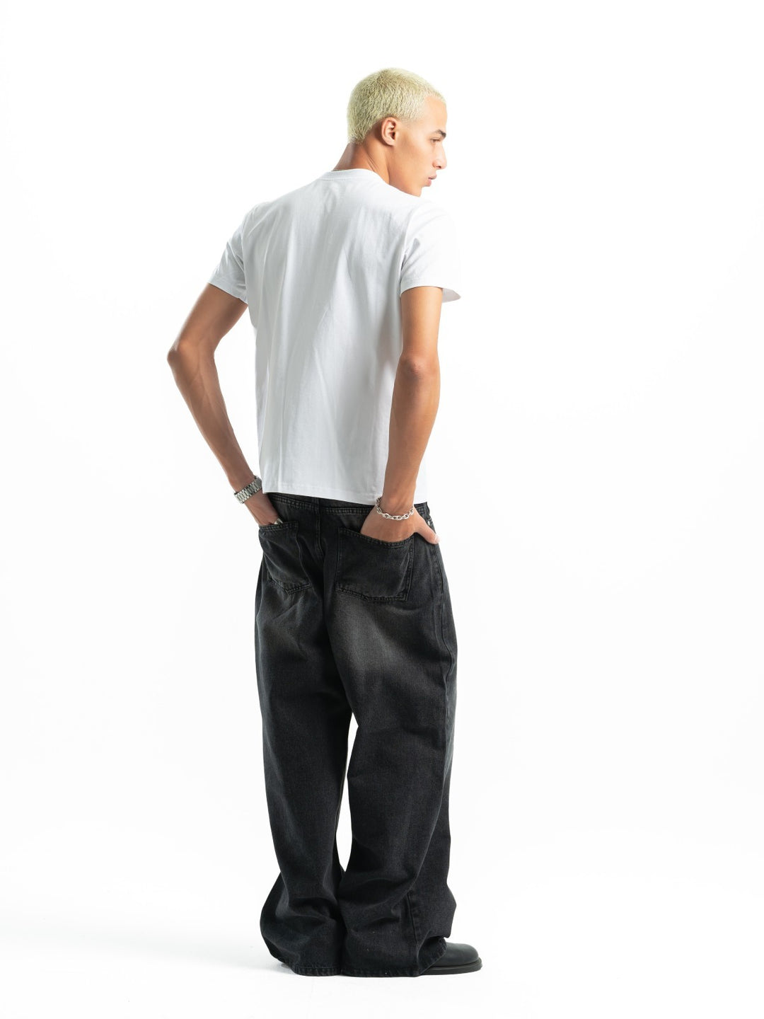 Super Baggy Jeans – Washed Black
