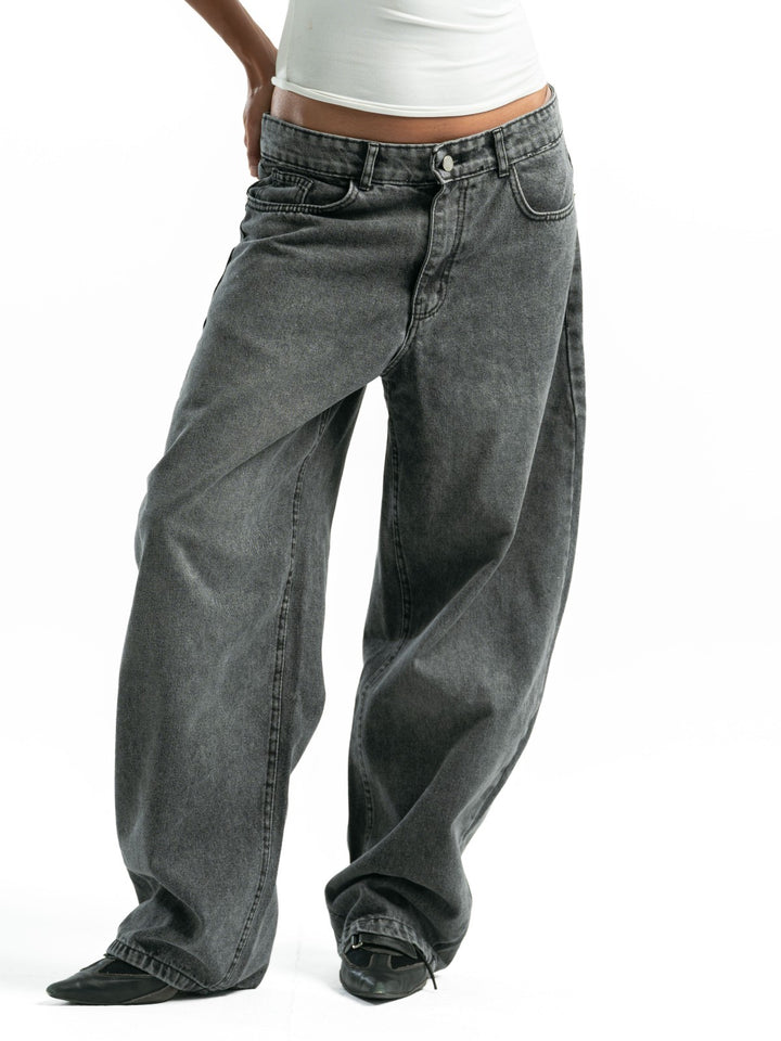 Balloon Fit Jeans – Grey