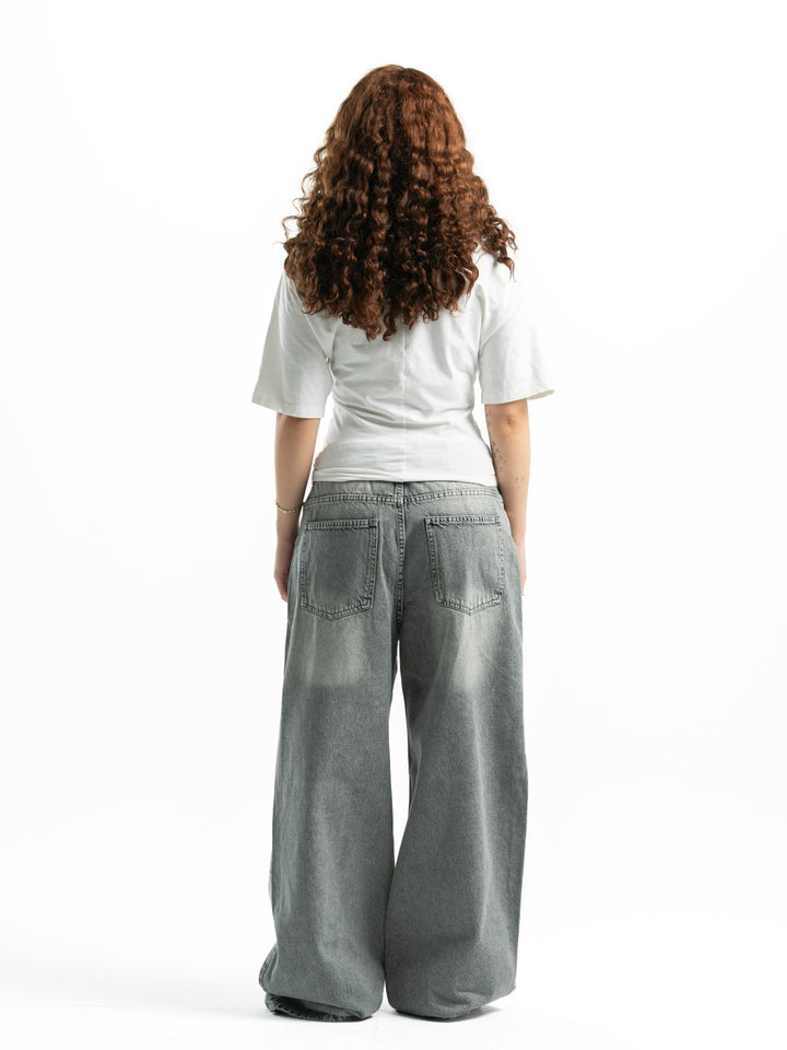 Super Baggy Jeans – Light Grey