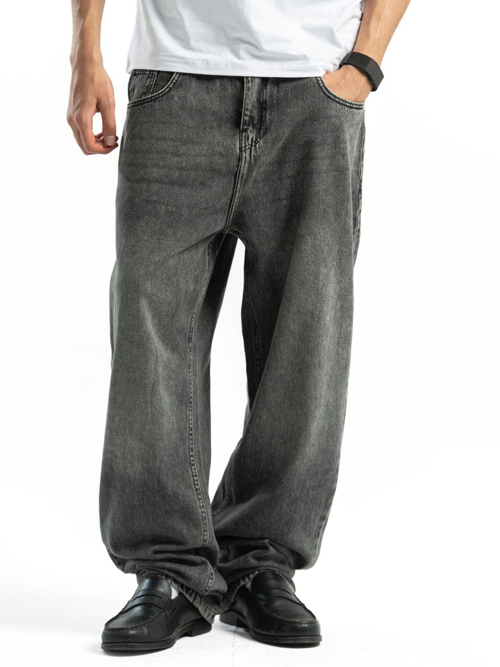 Wide Leg Jeans – Grey