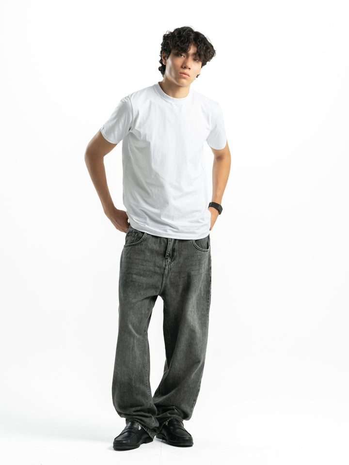 Wide Leg Jeans – Grey
