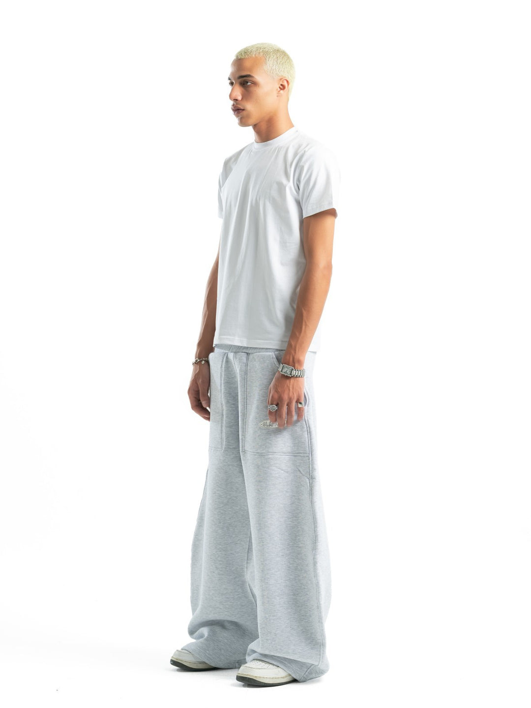 Super Baggy Sweatpants – Light Grey
