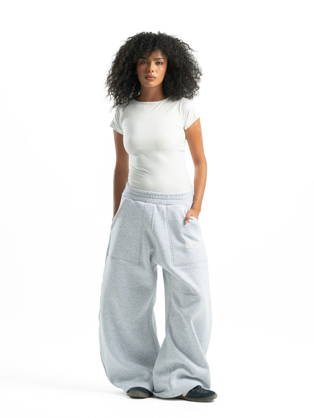 Super Baggy Sweatpants – Light Grey