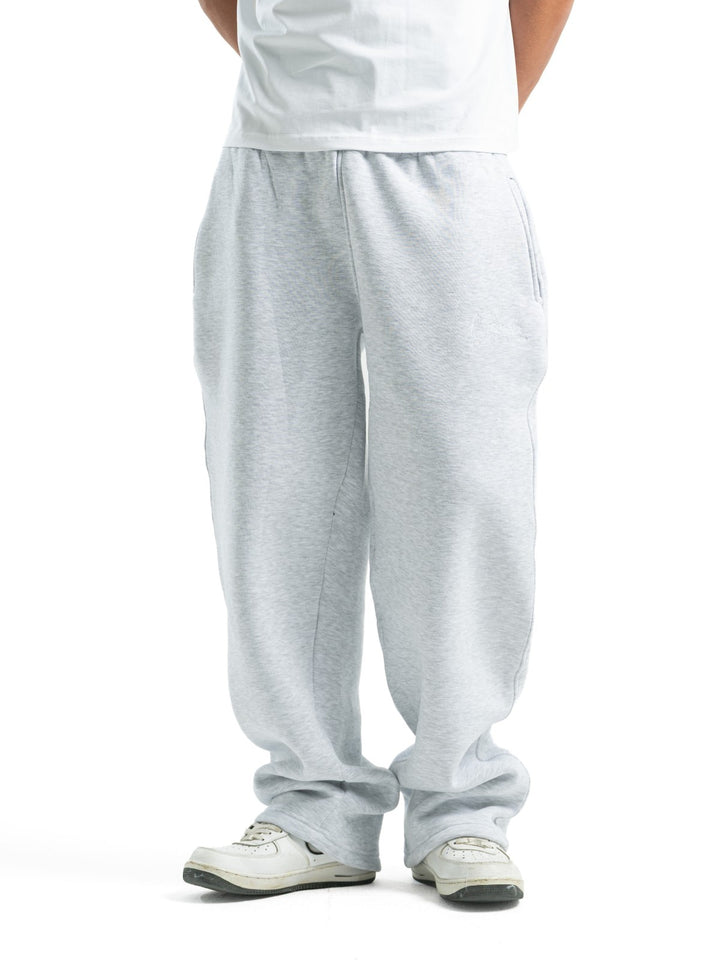 Wide Leg Sweatpants – Light Grey