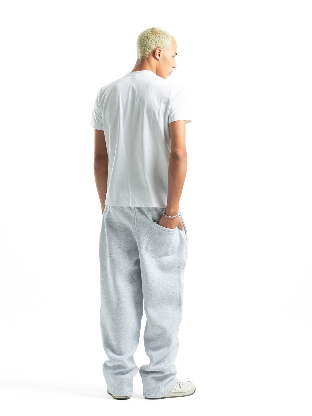 Wide Leg Sweatpants – Light Grey