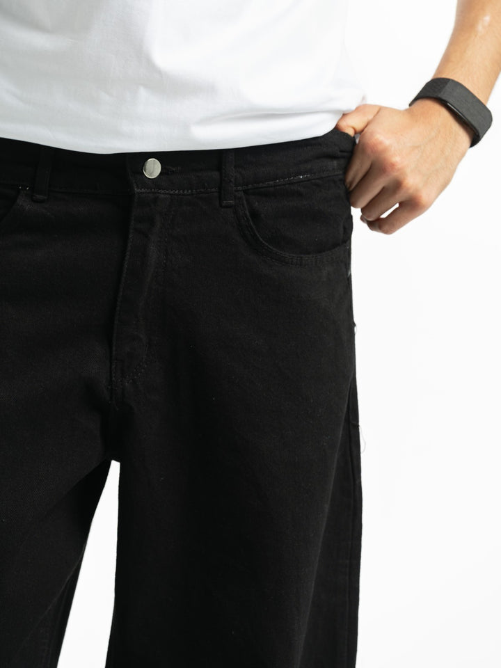 Balloon Fit Jeans – Black