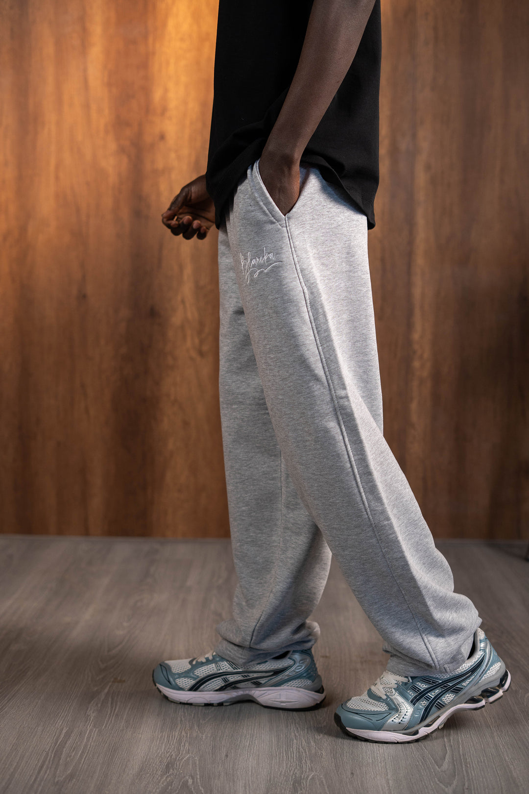 Box Fit Sweatpants - Gray