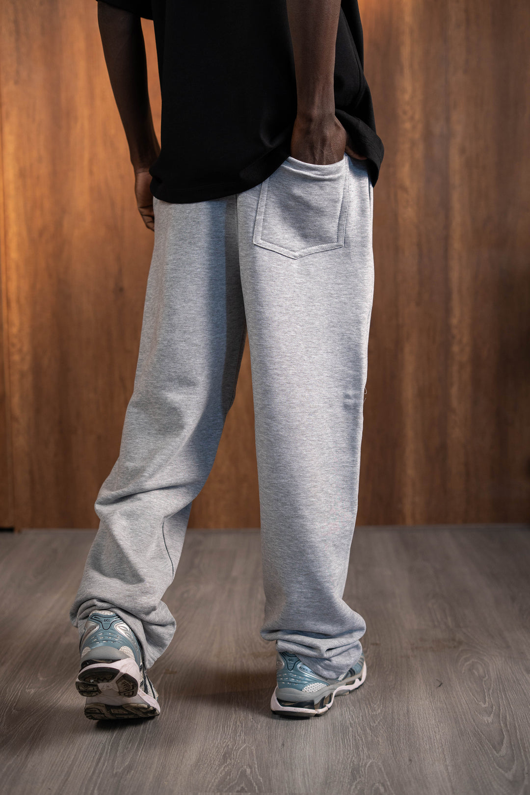 Box Fit Sweatpants - Gray