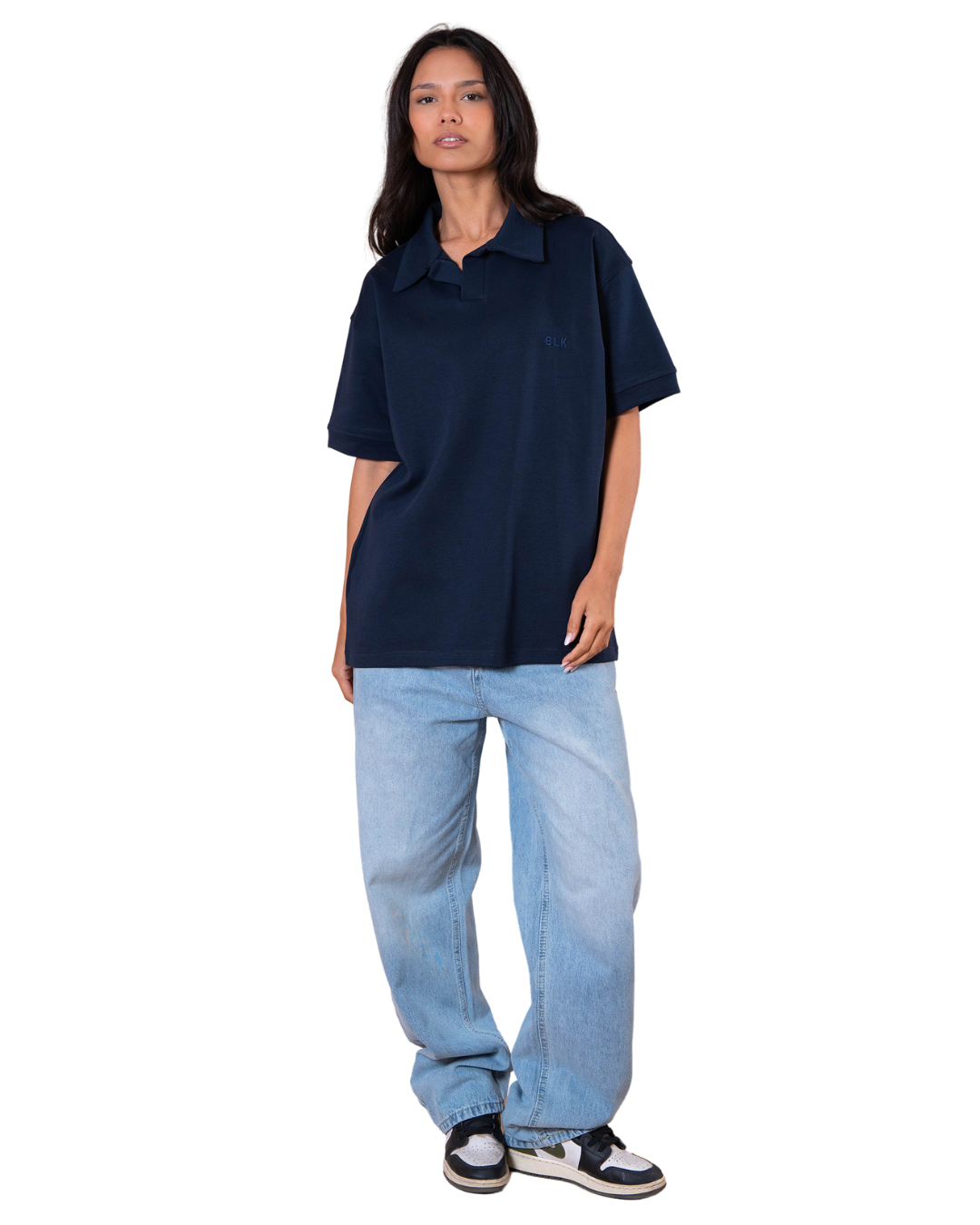 Polo Tee - Navy