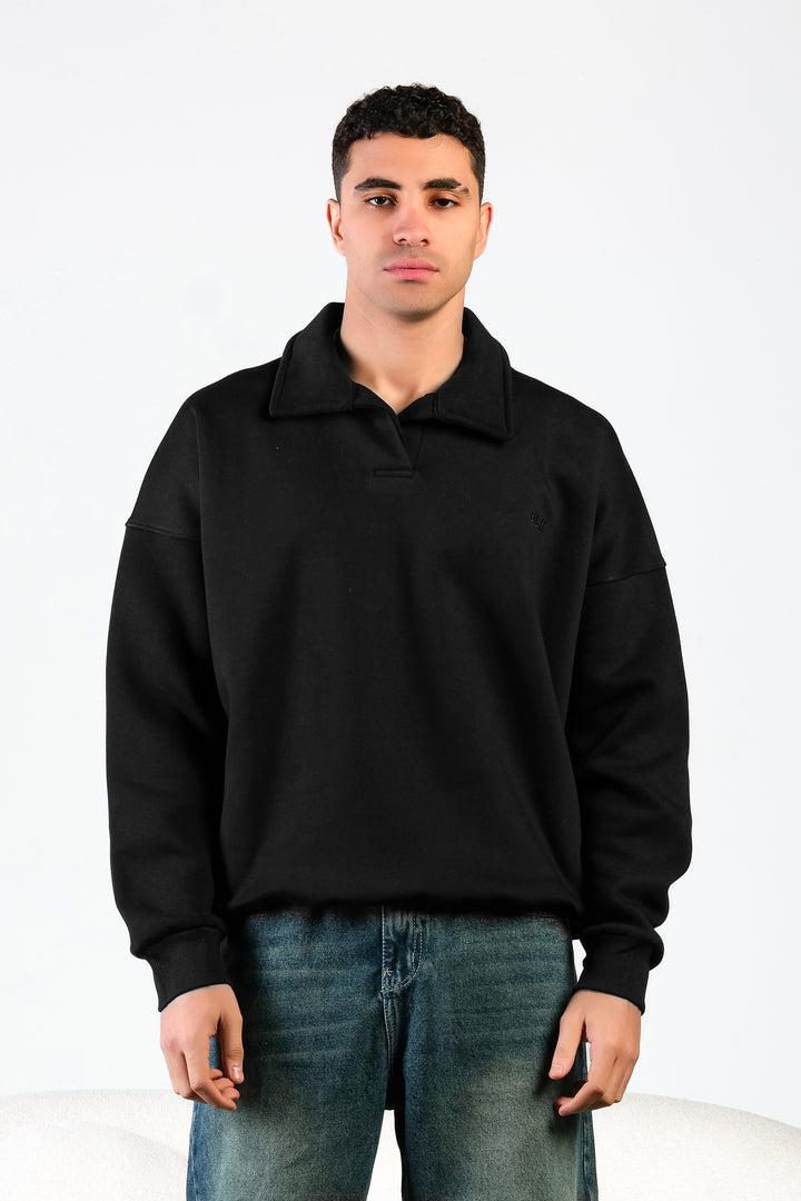 Collared Sweatshirt