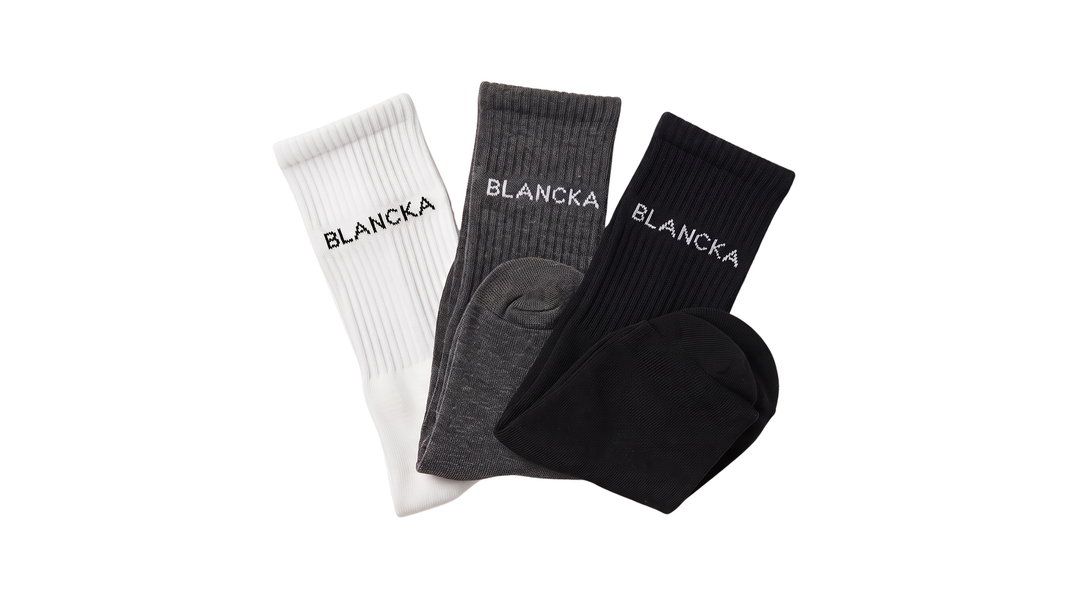 Blancka Crew Socks — 3 Pack
