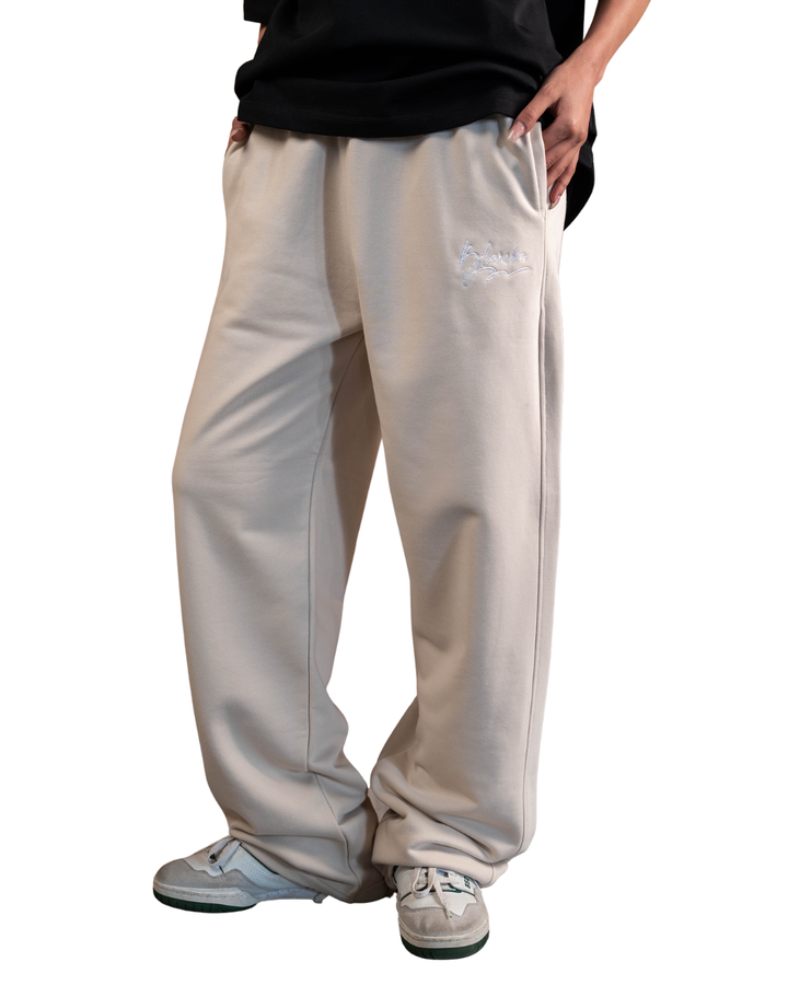 Box Fit Sweatpants - Beige
