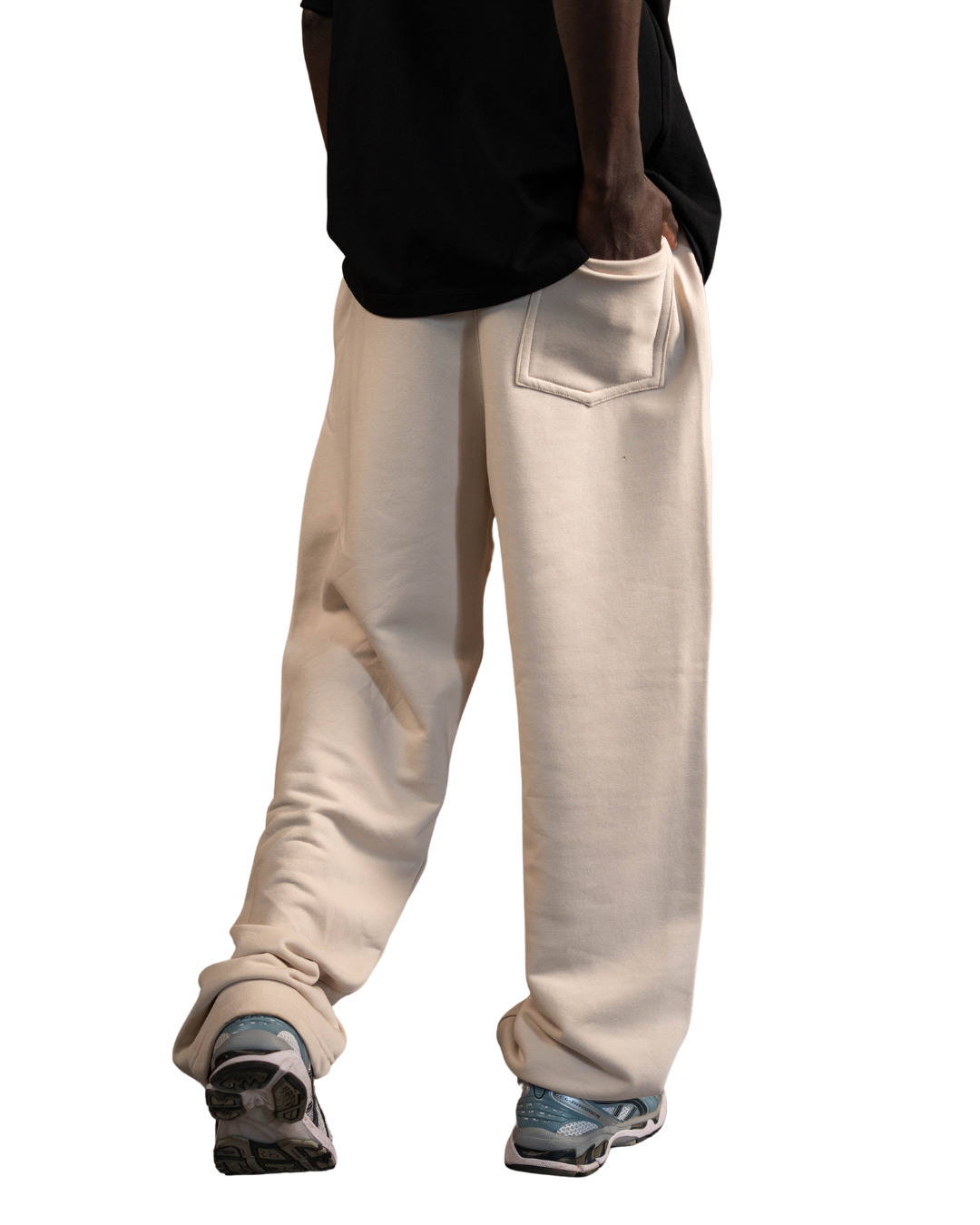 Box Fit Sweatpants - Beige