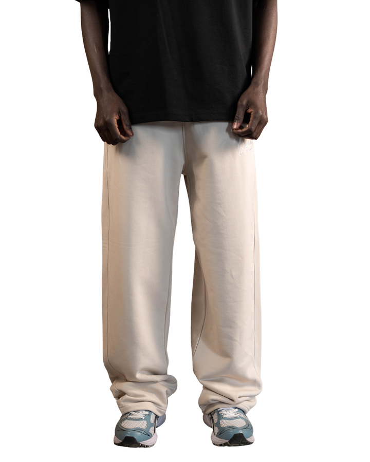 Box Fit Sweatpants - Beige