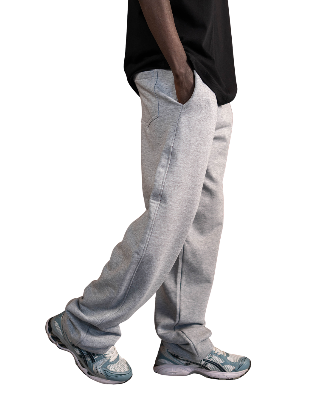 Box Fit Sweatpants - Gray